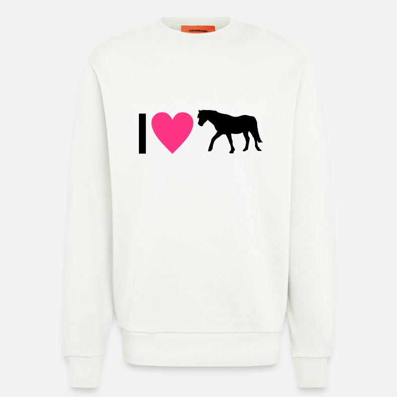 Pferd - Sweatshirt - made by SPREAD  - OFF WHITE