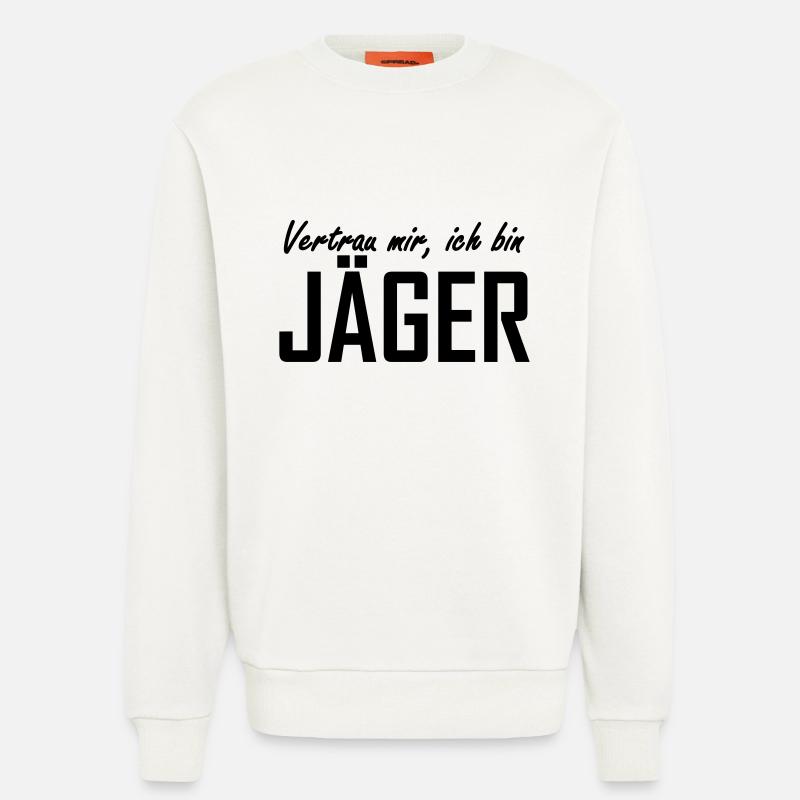 jäger - Sweatshirt - made by SPREAD  - OFF WHITE