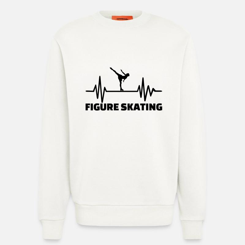 Eiskunstlauf - Sweatshirt - made by SPREAD  - OFF WHITE