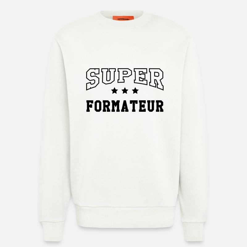 Ausbilder / Lehrer / Gestalter / trainer - Sweatshirt - made by SPREAD  - OFF WHITE