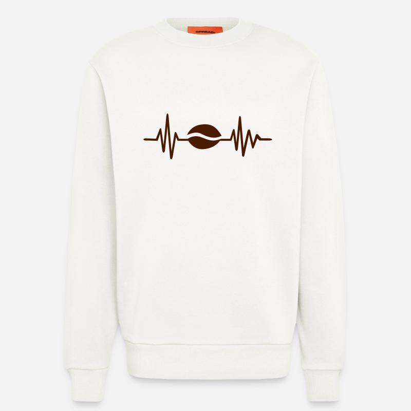 Kaffee - Sweatshirt - made by SPREAD  - OFF WHITE