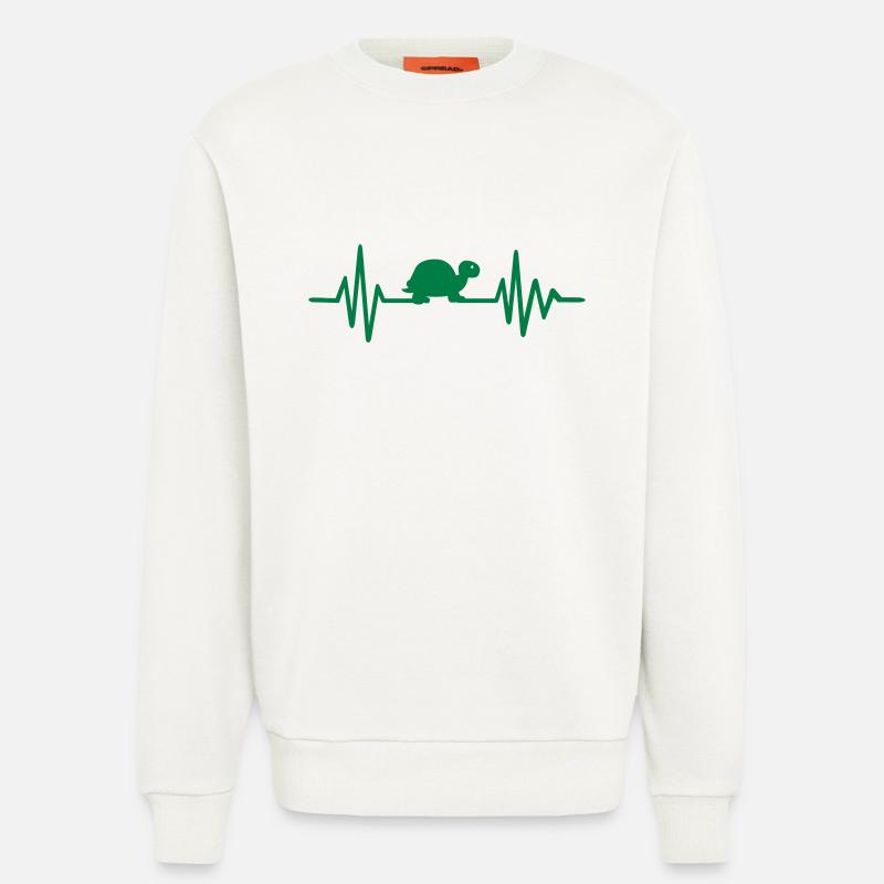 Schildkröte - Sweatshirt - made by SPREAD  - OFF WHITE