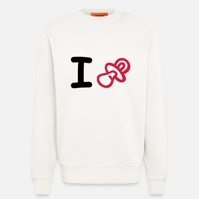 Schnuller - Sweatshirt - made by SPREAD  - OFF WHITE