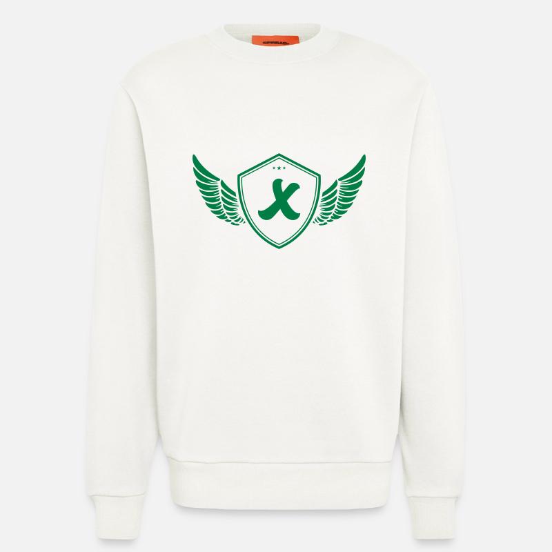 wappen x - Sweatshirt - made by SPREAD  - OFF WHITE