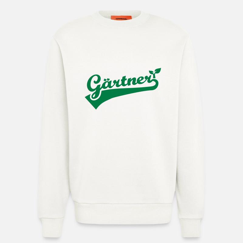 Gärtner - Sweatshirt - made by SPREAD  - OFF WHITE