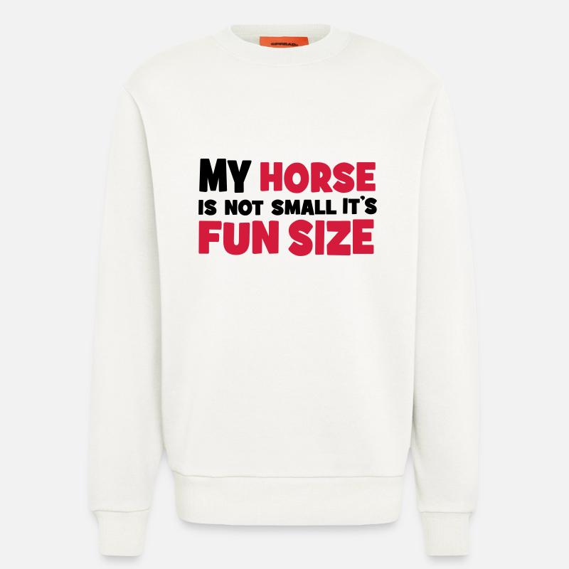 kleines Pferd - Sweatshirt - made by SPREAD  - OFF WHITE