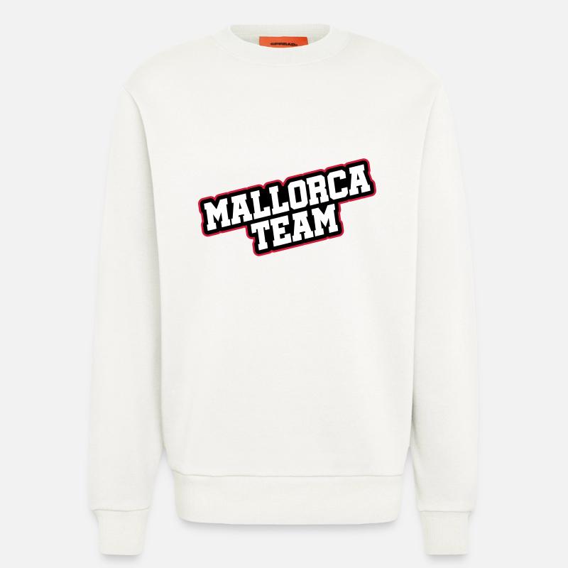 Équipe de Majorque - Sweat bio décontracté fabriqué en UE - OFF WHITE