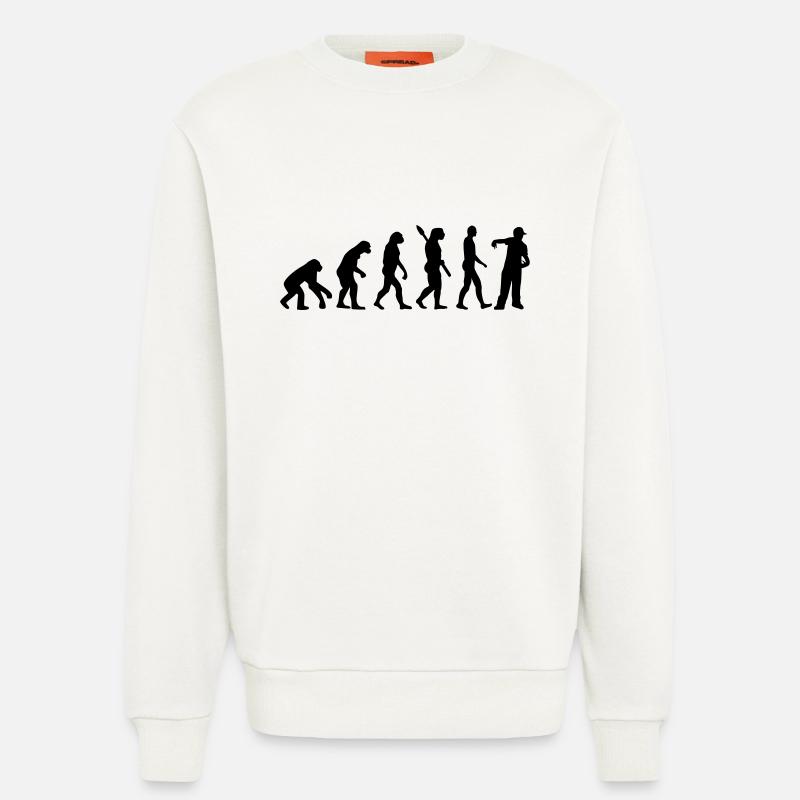 Évolution Rapper - Sweat bio décontracté fabriqué en UE - OFF WHITE