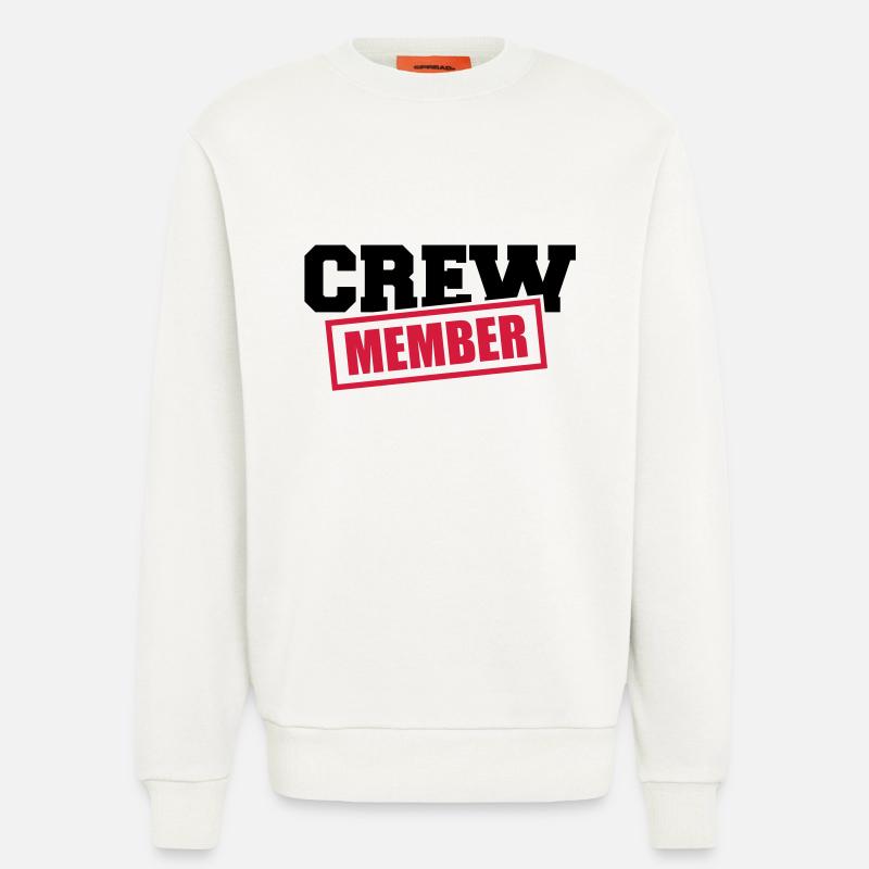 crew_member_ts2 - Sweatshirt - made by SPREAD  - OFF WHITE