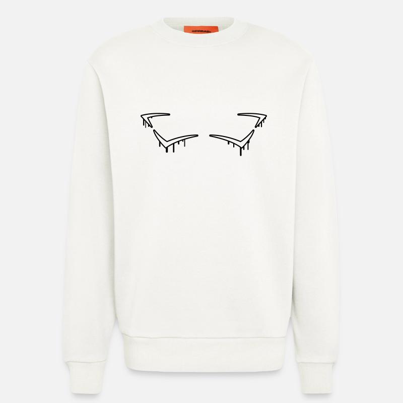 Graffiti Frame - Sweatshirt - made by SPREAD  - OFF WHITE