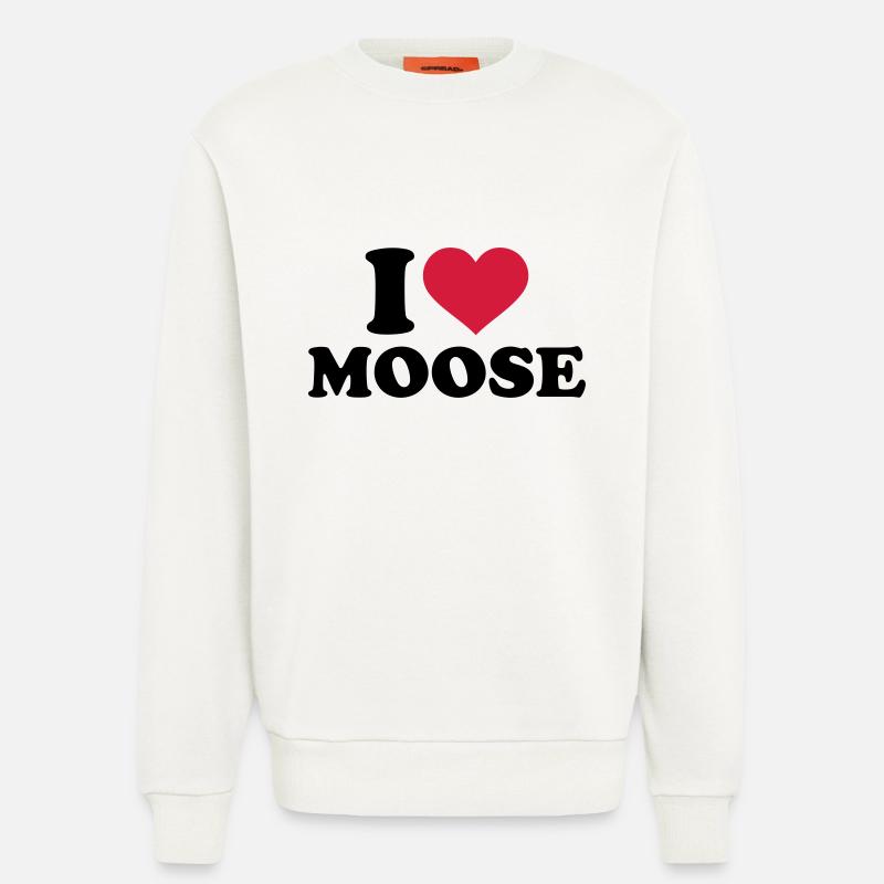 Elch - Sweatshirt - made by SPREAD  - OFF WHITE