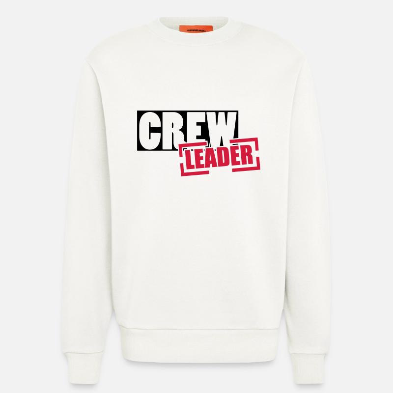 crew - Sweatshirt - made by SPREAD  - OFF WHITE