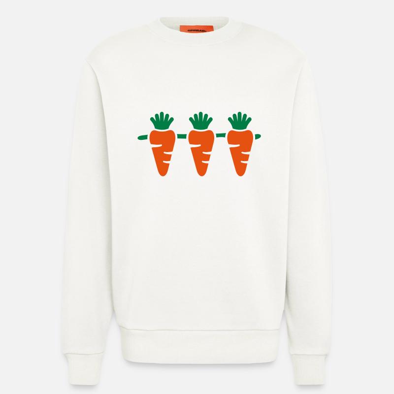 Möhre - Sweatshirt - made by SPREAD  - OFF WHITE