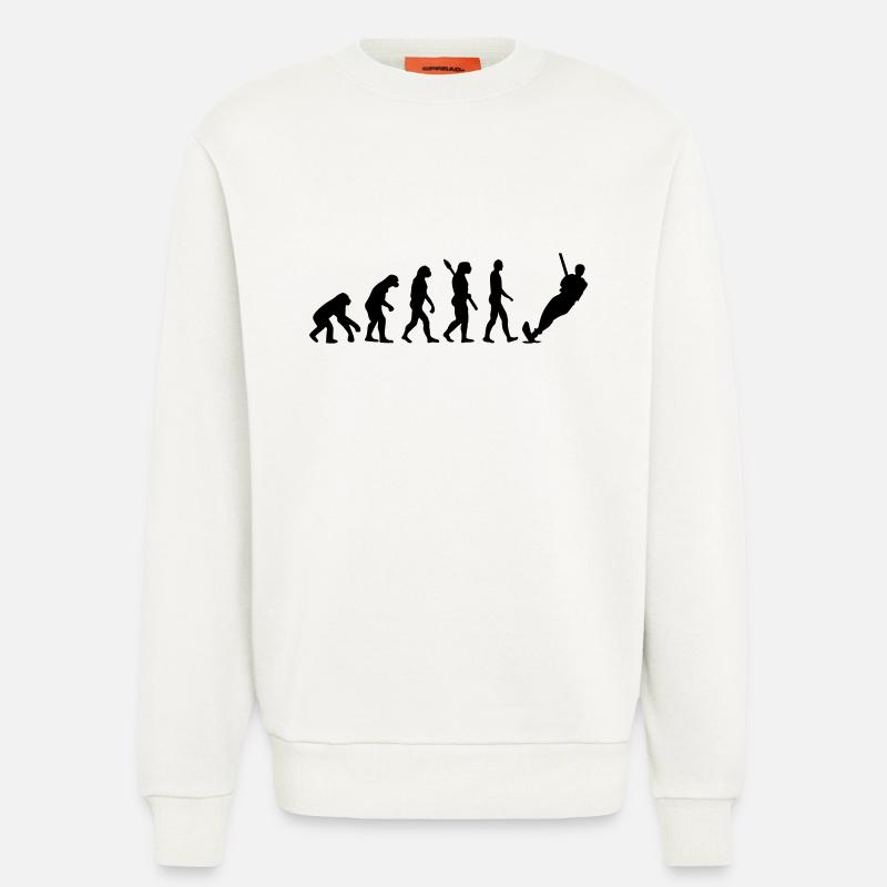 Evolution Water ski - Sweatshirt - made by SPREAD  - OFF WHITE