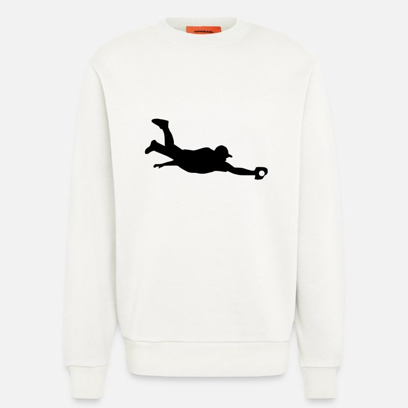 Baseball - Sweatshirt - made by SPREAD  - OFF WHITE