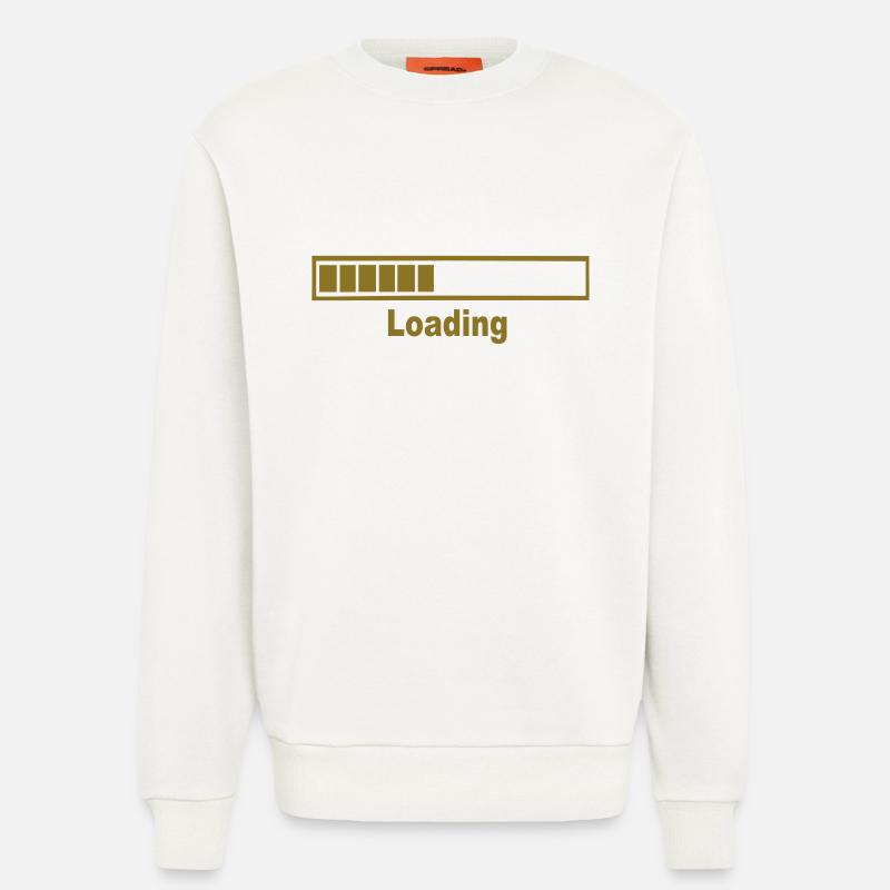 loading - Sweatshirt - made by SPREAD  - OFF WHITE