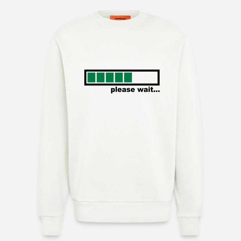 Loading - Sweat bio décontracté fabriqué en UE - OFF WHITE