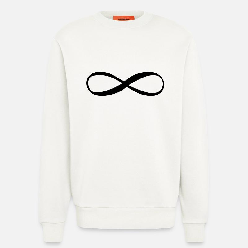 Endless Symbol - Sweatshirt - made by SPREAD  - OFF WHITE