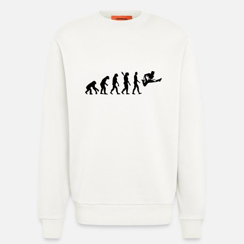 Evolution Guitar - Sweatshirt - made by SPREAD  - OFF WHITE