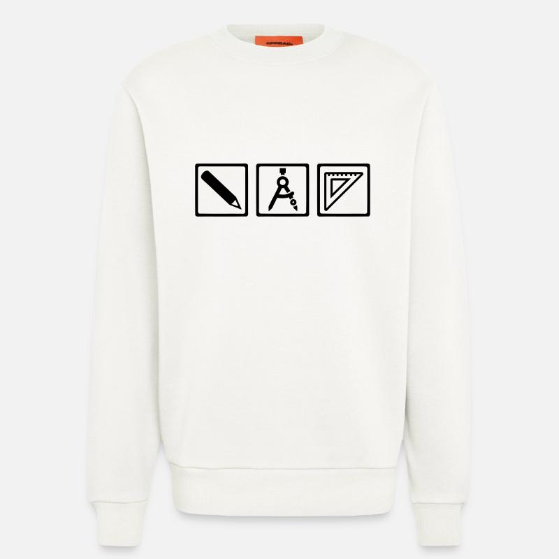 Architect - Sweatshirt - made by SPREAD  - OFF WHITE