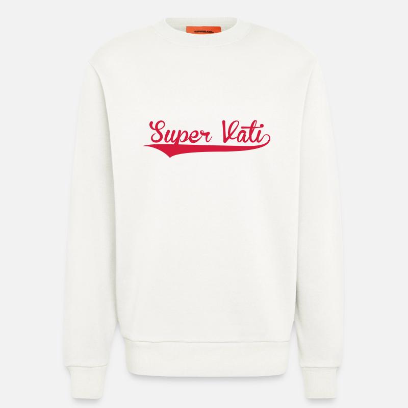 Super Vati - Sweatshirt - made by SPREAD  - OFF WHITE