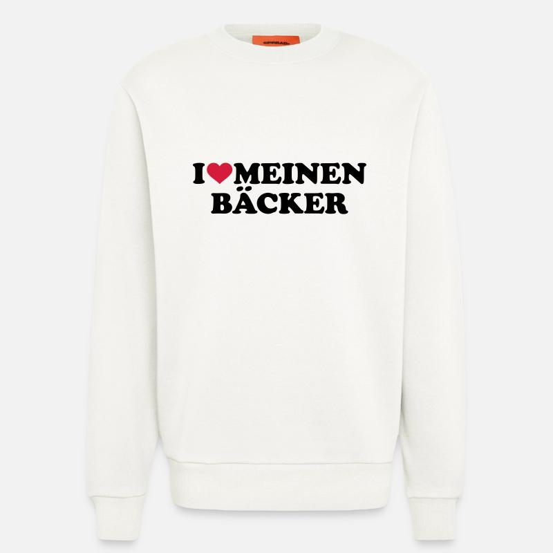 Bäcker - Sweatshirt - made by SPREAD  - OFF WHITE