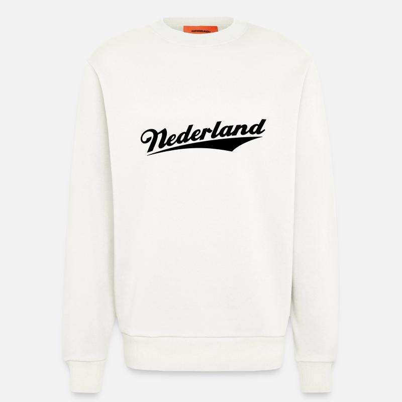 NEDERLAND MARK - Sweatshirt - made by SPREAD  - OFF WHITE