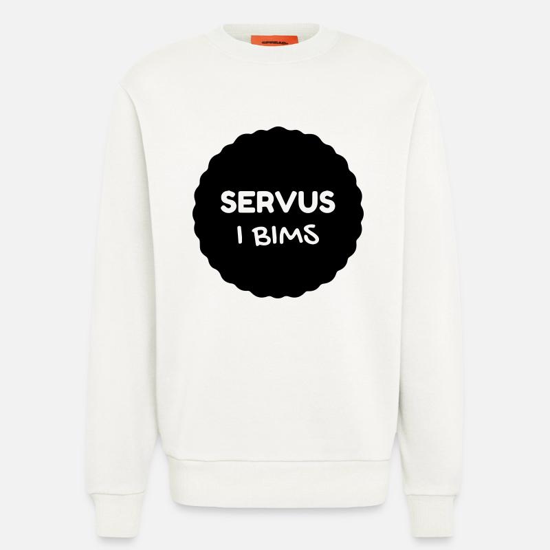 SERVUS - Sweatshirt - made by SPREAD  - OFF WHITE
