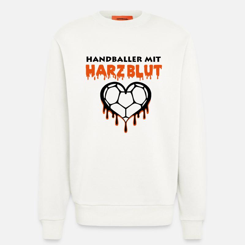 Handball Harzblut 2 - Sweatshirt - made by SPREAD  - OFF WHITE