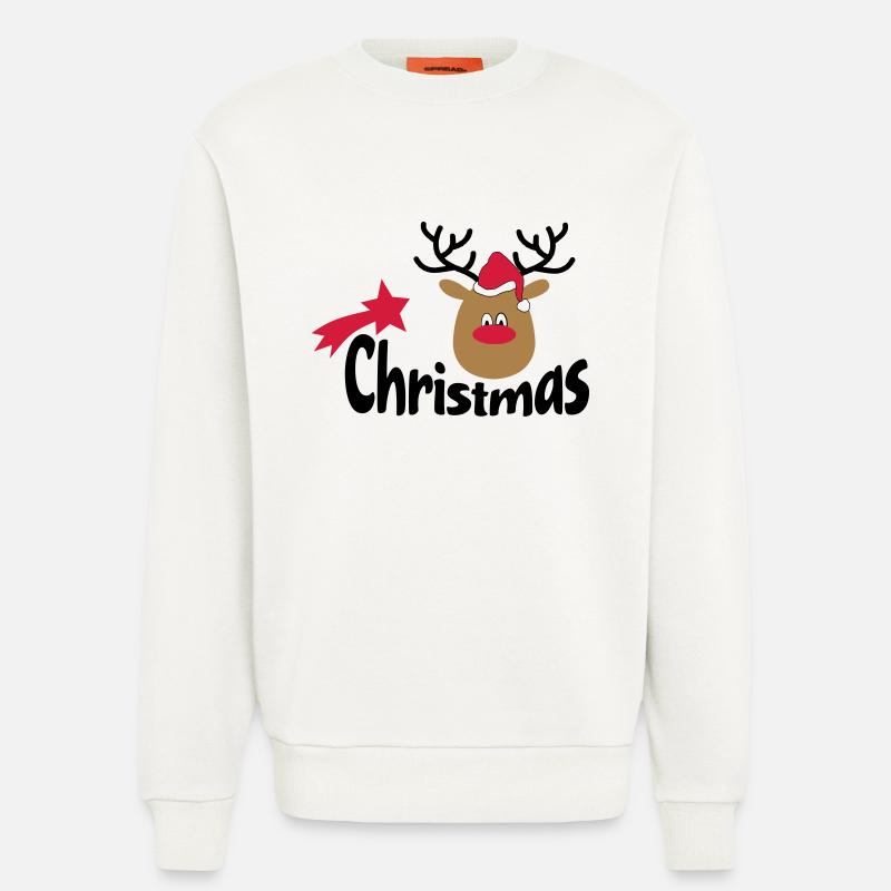 Weihnachten - Sweatshirt - made by SPREAD - OFF WHITE