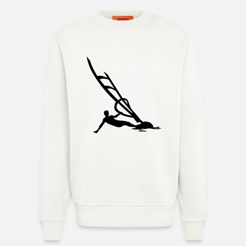 Windsurfen - Sweatshirt - made by SPREAD  - OFF WHITE