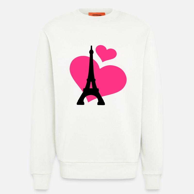 Eiffelturm Paris - Sweatshirt - made by SPREAD - OFF WHITE