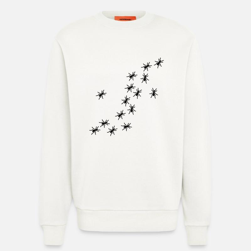 Fourmi - Sweat bio décontracté fabriqué en UE - OFF WHITE