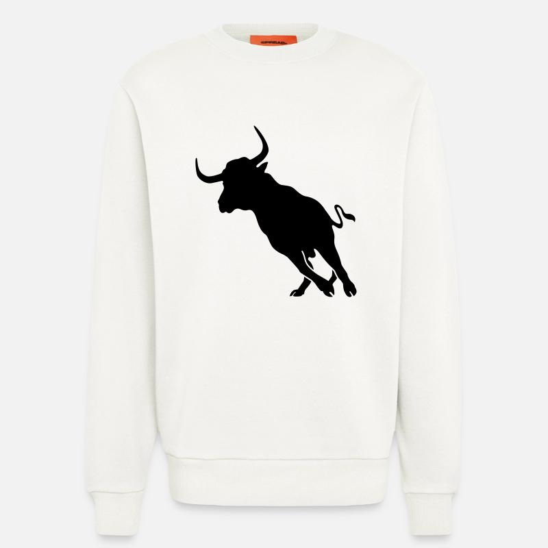 bull - Sweatshirt - made by SPREAD  - OFF WHITE