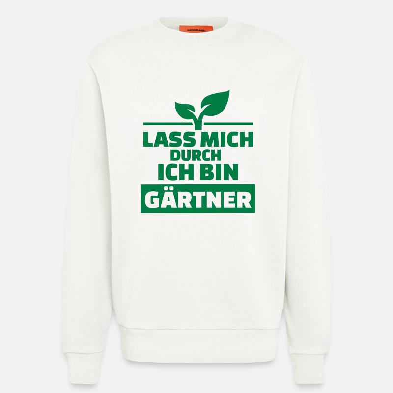 Gärtner - Sweatshirt - made by SPREAD  - OFF WHITE
