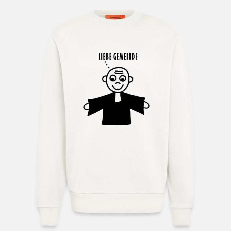 Liebe Gemeinde - Sweatshirt - made by SPREAD  - OFF WHITE