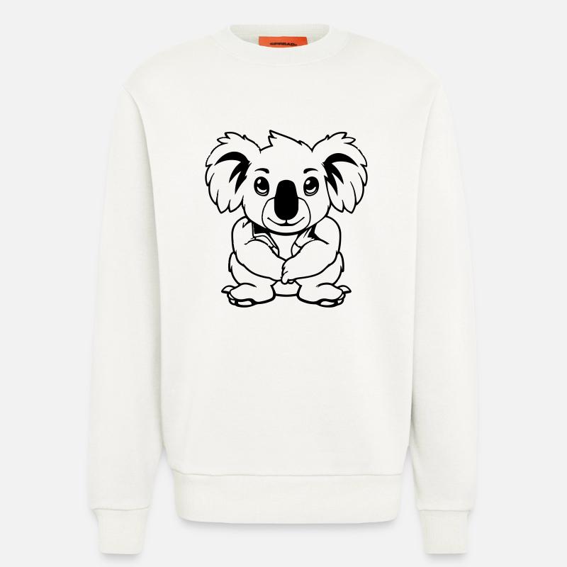 koalabär comic - Sweatshirt - made by SPREAD  - OFF WHITE
