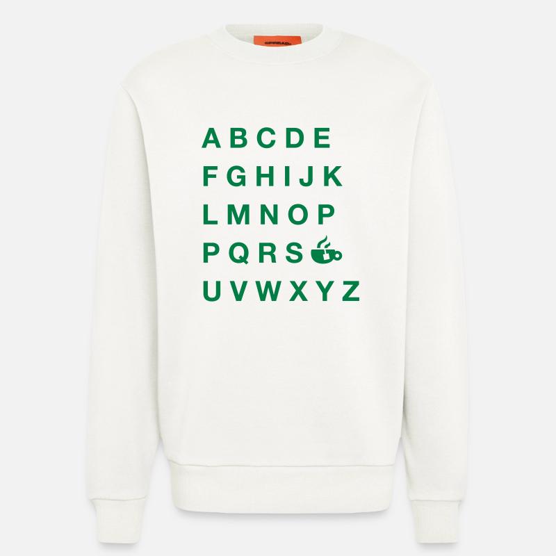 ABC-Tea - Sweatshirt - made by SPREAD  - OFF WHITE