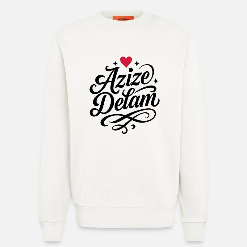 Azize Delam Persisch Iran - Sweatshirt - made by SPREAD  - OFF WHITE