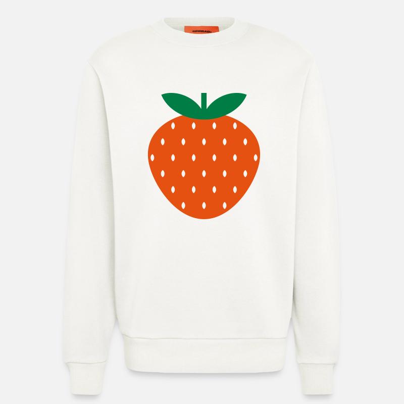 Erdbeere - Sweatshirt - made by SPREAD  - OFF WHITE