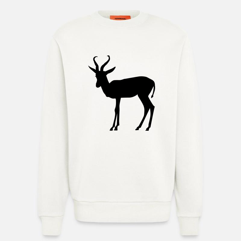 Springbok - Sweat bio décontracté fabriqué en UE - OFF WHITE