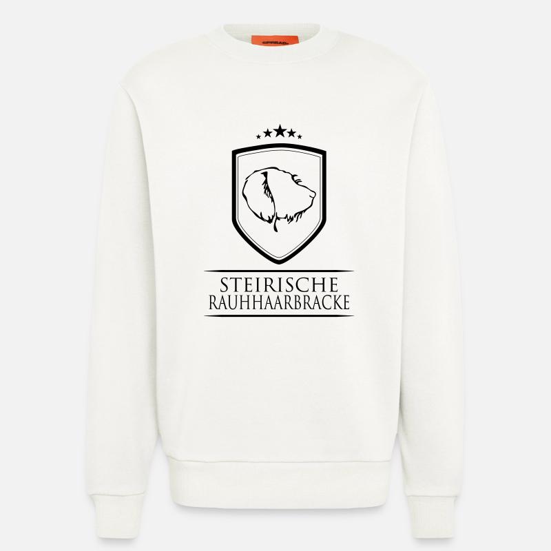 STEIRISCHE RAUHHAARBRACKE WAPPEN - Sweatshirt - made by SPREAD  - OFF WHITE