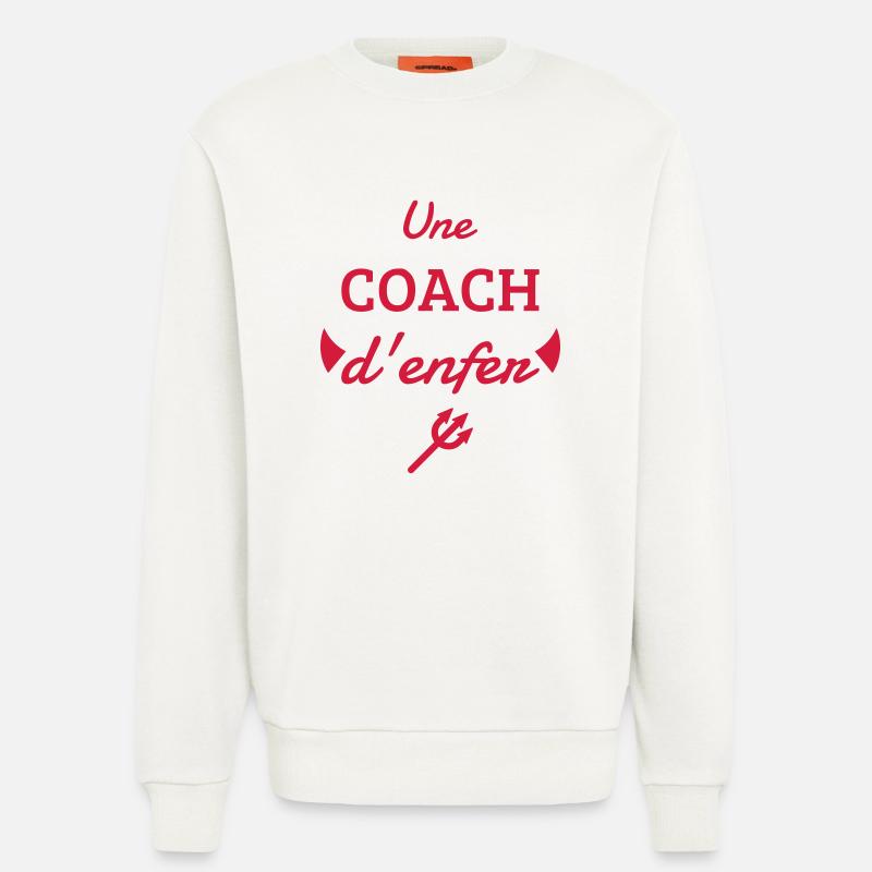 Coach / Coaching / Trainer / Sport - Sweatshirt - made by SPREAD  - OFF WHITE