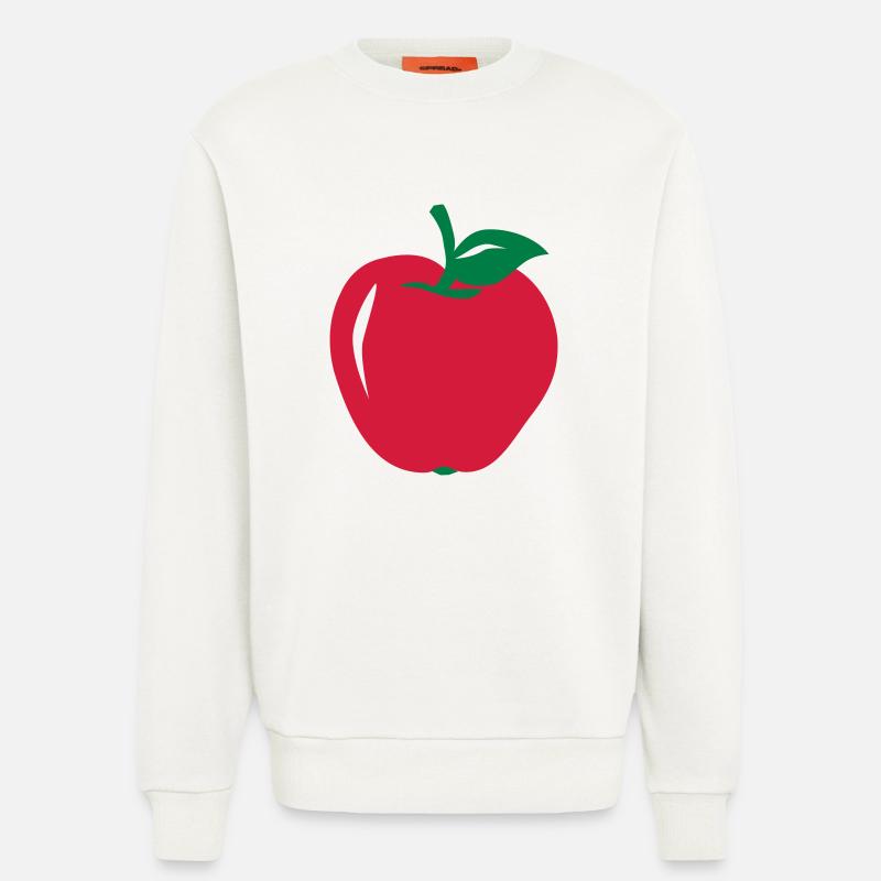 Apfel - Sweatshirt - made by SPREAD  - OFF WHITE