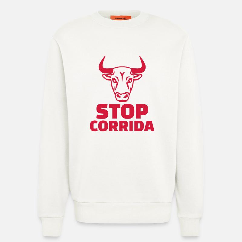 Stierkampf - Sweatshirt - made by SPREAD - OFF WHITE