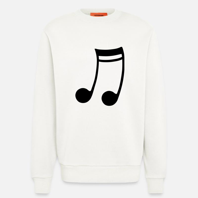 Note - Sweatshirt - made by SPREAD  - OFF WHITE