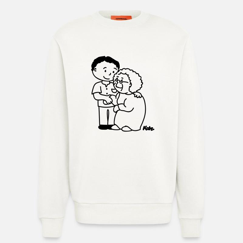 Altenpfleger - Sweat bio décontracté fabriqué en UE - OFF WHITE
