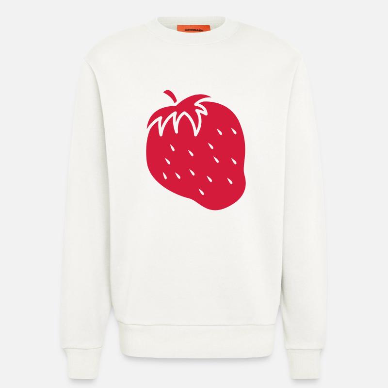 ERDBEERE einzigen Farbe - Sweatshirt - made by SPREAD - OFF WHITE