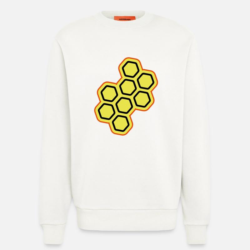 Imker symbol - Sweatshirt - made by SPREAD  - OFF WHITE