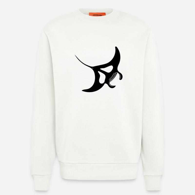 Manta Rochen Vector - Sweat bio décontracté fabriqué en UE - OFF WHITE
